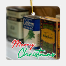 Joyeux Noël vintage en rack à épices