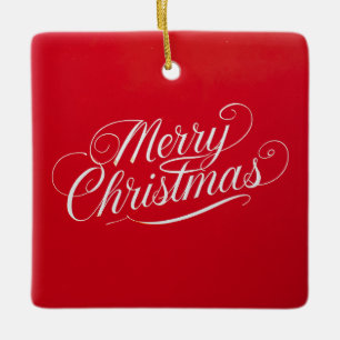 Ornement En Céramique Joyeux Nouvel An Joyeux Noël Période des Fêtes