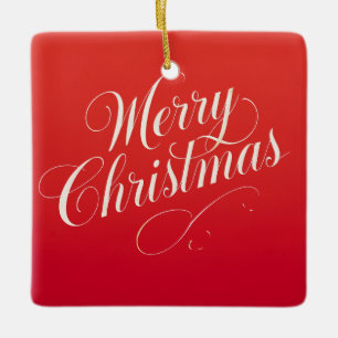 Ornement En Céramique Joyeux Nouvel An Joyeux Noël Période des Fêtes