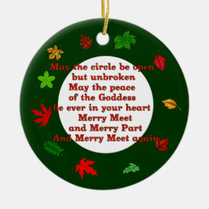 Ornement En Céramique Joyeux rassemblement