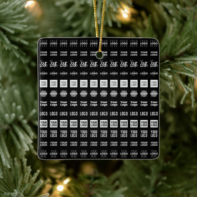 Ornement En Céramique Jusqu'à 12 Logos différents ou images téléchargées (Arbre)