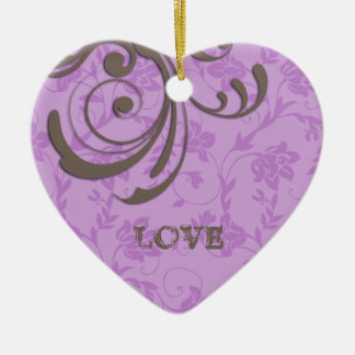 Ornement En Céramique Juste premier remous engagé de Purple Heart de