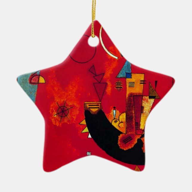 Ornement En Céramique Kandinsky Mit und Gegen (Devant)