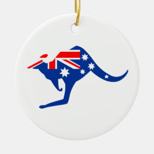 Ornement En Céramique Kangourou australien