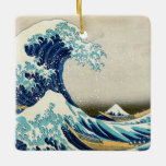 Ornement En Céramique Katsushika Hokusai - La Grande vague au large de K<br><div class="desc">La Grande vague au large de Kanagawa / La vague - Katsushika Hokusai,  1829-1833</div>