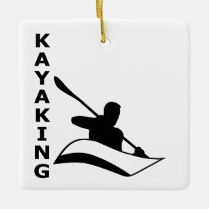 Ornement En Céramique Kayak
