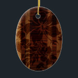 Ornement En Céramique Keokea Beach Faux Wood Surboard<br><div class="desc">Sur la grande île d'Hawaii, se trouve une plage sauvage appelée Keokea. Le surf n'y est pas pour les amateurs. Ces coques s'inspirent des magnifiques planches de palangre, fabriquées dans des bois locaux et polies pour un brillant translucide. Nous avons ajouté une superposition d'un imprimé hibiscus pareau pour les rendre...</div>