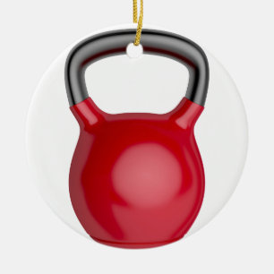 Ornement En Céramique Kettlebell