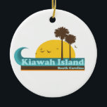Ornement En Céramique Kiawah Island.<br><div class="desc">Kiawah Island.</div>