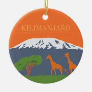 Ornement En Céramique Kilimanjaro
