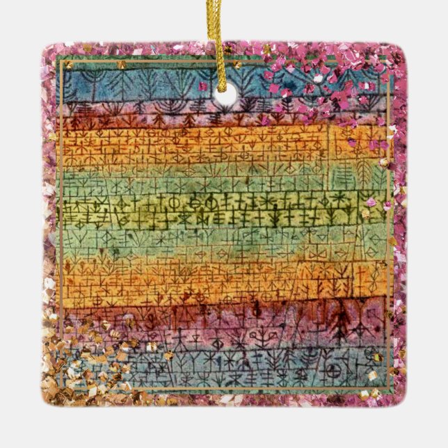 Ornement En Céramique Klee - Arbre brumeux (Devant)