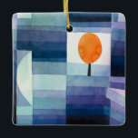 Ornement En Céramique Klee, Le Porte-monnaie de l'automne<br><div class="desc">Le Porte-monnaie d'automne,  célèbre oeuvre abstraite de Paul Klee</div>