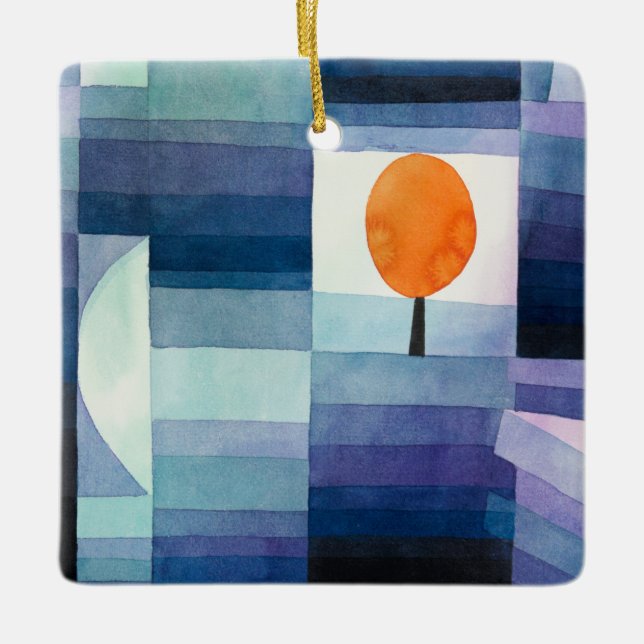 Ornement En Céramique Klee, Le Porte-monnaie de l'automne (Devant)