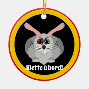 Ornement En Céramique Klette à bord - folklore belge