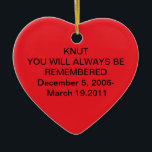 ORNEMENT EN CÉRAMIQUE KNUT<br><div class="desc">repose en paix</div>