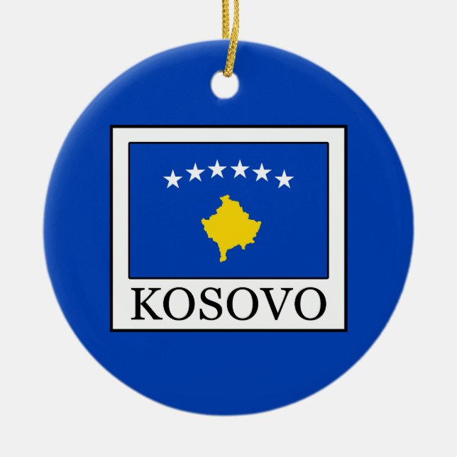 Ornement En Céramique Kosovo (Devant)