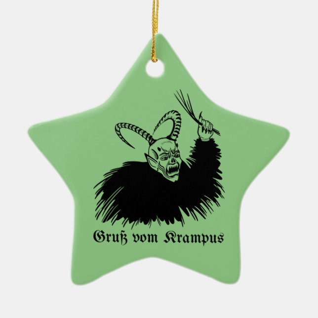 Ornement En Céramique Krampus (Devant)