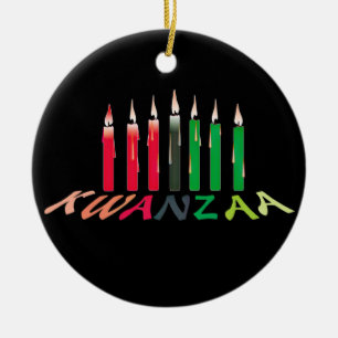Ornement En Céramique Kwanzaa mire l'ornement
