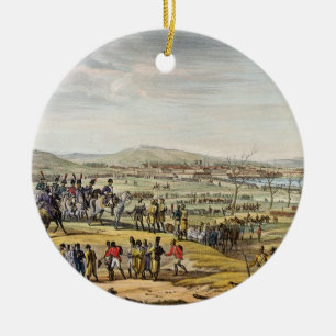 Ornement En Céramique La capture d'Ulm, le 17 octobre 1805, gravée par