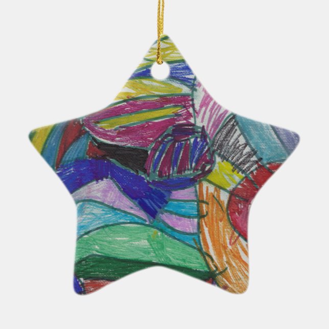 Ornement En Céramique La conception du lis 2016 (Devant)