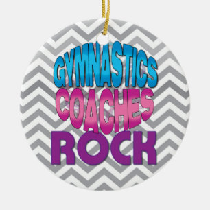 Ornement En Céramique La gymnastique donne des leçons particulières à