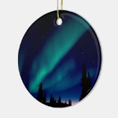 Ornement En Céramique La nature force l'aurore Borealis Alaska (Gauche)