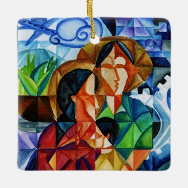 Ornement En Céramique La paix de mai règnent sur l'artiste (Devant)