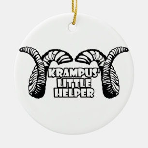 Ornement En Céramique La petite aide de Krampus