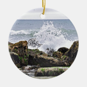 Ornement En Céramique La plage chez Montauk, NY