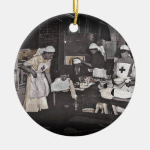 Ornement En Céramique La Première Guerre Mondiale soigne la station