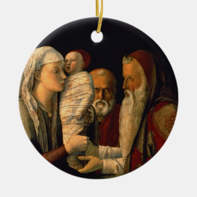 Ornement En Céramique La présentation de Jésus dans le temple (Devant)