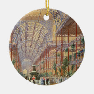 Ornement En Céramique La Reine Victoria ouvrant l'exposition 1862 après