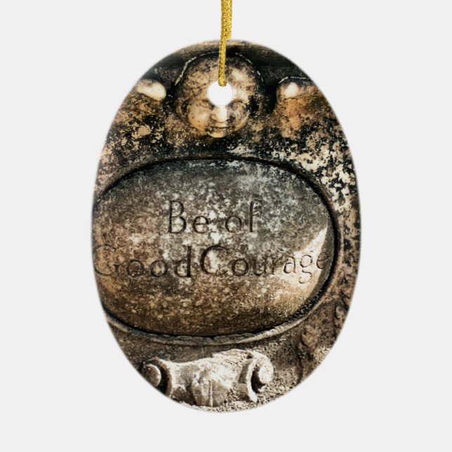 Ornement En Céramique La savane de cimetière de Bonaventure, GA (Devant)