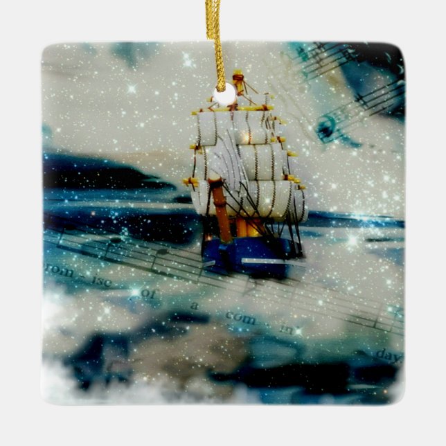 Ornement En Céramique La série Southern Cross~Seer of the Heart Art (Devant)