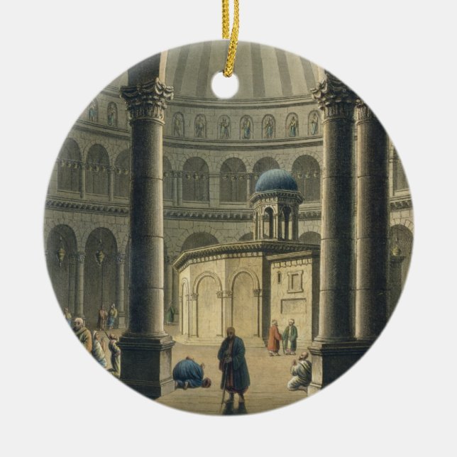 Ornement En Céramique La tombe sainte, pub. par des watts de William, (Devant)