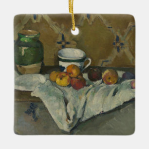 Ornement En Céramique La vie de Paul Cezanne toujours avec le pot, la