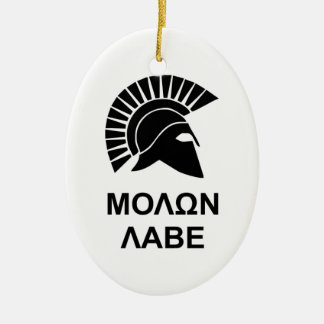 Ornement En Céramique Labe de molon de Sparte