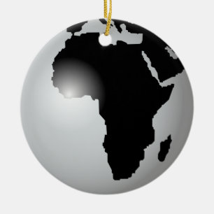 Ornement En Céramique L'Afrique