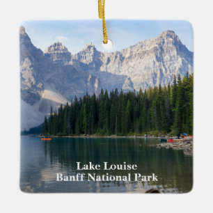 Ornement En Céramique Lake Louise à Banff Canada