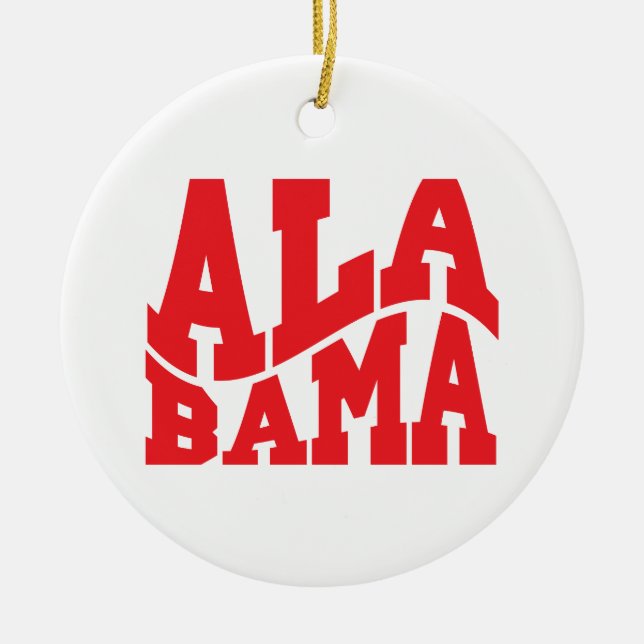 Ornement En Céramique L'Alabama (Devant)