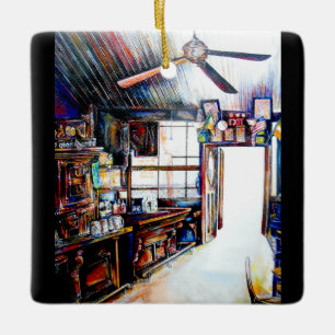 Ornement En Céramique L'amour n'est pas un mur, c'est un pont