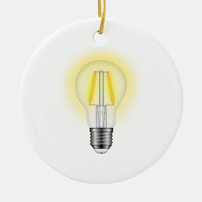 Ornement En Céramique Lampe à lumière (Devant)