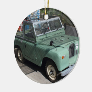 Ornement En Céramique Land Rover Series II SWB