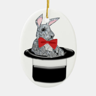 Ornement En Céramique Lapin magique