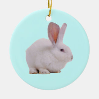Ornement En Céramique Lapin Mignon Kawaii