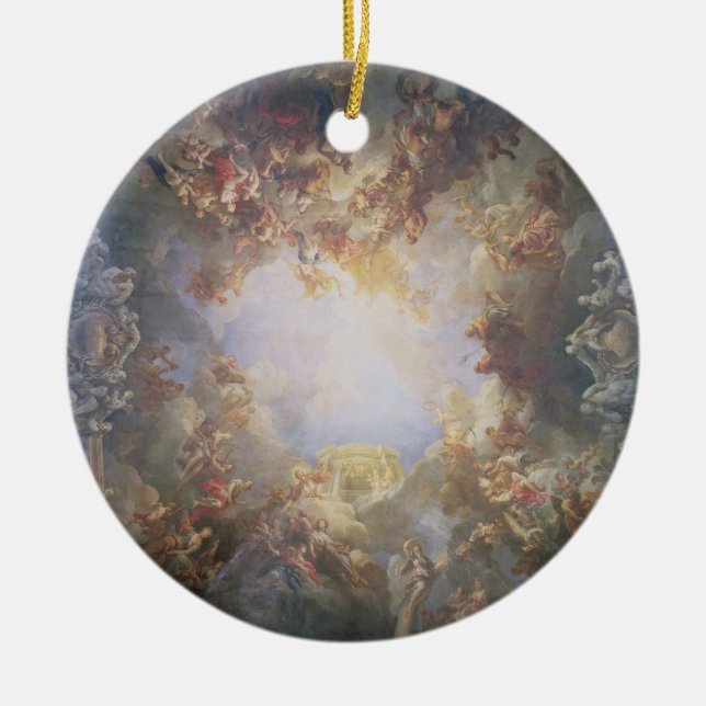 Ornement En Céramique L'apothéose de Hercule, du plafond du Th (Devant)