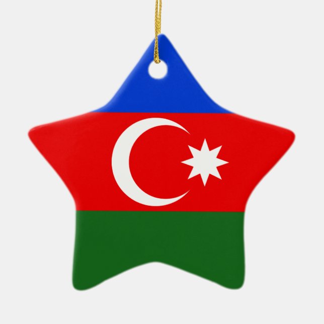 Ornement En Céramique L'Azerbaïdjan (Devant)