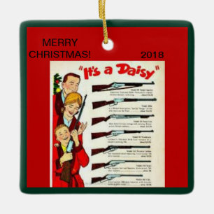 Ornement En Céramique Le BB lance l'ornement de Noël