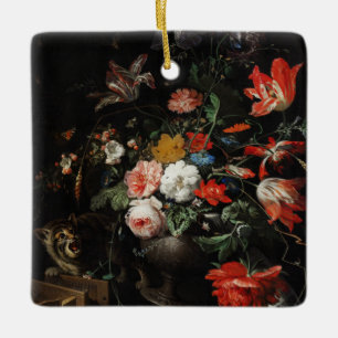 Ornement En Céramique Le bouquet renversé par Abraham Mignon