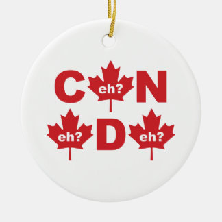 Ornement En Céramique Le Canada